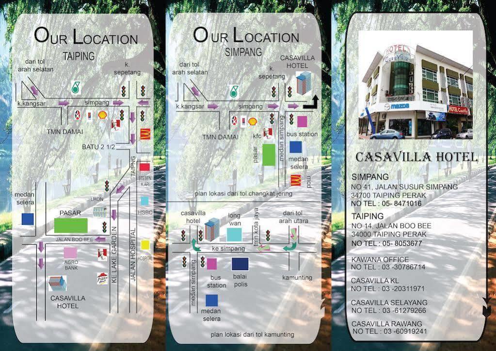 Casavilla Travellers Lodge Taiping Eksteriør billede